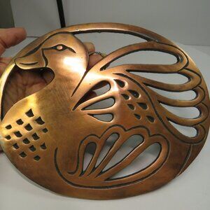 Duck Copper Cast Iron Trivet